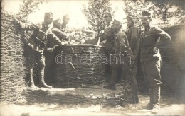 * T2 1917 Orosz Harctér, Gépfegyver állás Az ElsÅ‘ Vonalban / WWI K.u.K. Military At... - Non Classificati