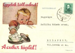 T2 Egyetek Több Cukrot! A Cukor Táplál! / Hungarian Sugar Advertisement - Ohne Zuordnung