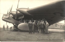 T1/T2 1931 Dessau, Junkers G.38 D-2000 Viermotoriges Gross-Verkehrsflugzeug In Mitteldeckeranordnung Der Junkers... - Unclassified