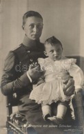 ** T2 Unser Kronprinz Mit Seinem Söhnchen / Wilhelm, German Crown Prince With His Son - Unclassified