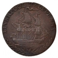 Nagy-Britannia / Liverpool 1791. 1/2p Zseton Cu 'LIVERPOOL HALFPENNY / DEUS NOBIS HAEC OTIA FECIT' T:2-
Great... - Unclassified