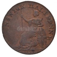 Nagy-Britannia / Kilvington 1795. 1/2p Zseton Cu 'BRUNSWICK HALFPENNY' T:2-,3
Great Britain / Kilvington 1795. 1/2... - Unclassified