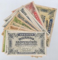 1946. 13db-os Vegyes Magyar AdópengÅ‘ Bankjegy Tétel T:I--III- - Ohne Zuordnung