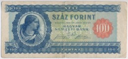 1946. 100Ft T:III,III- 
Hungary 1946. 100 Forint C:F,VG 
Adamo F26 - Ohne Zuordnung