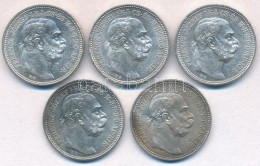 1912KB 1K Ag 'Ferenc József' (5x) T:1- Patina
Adamo K5.1 - Unclassified