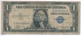 Amerikai Egyesült Államok 1935-1945. (1935)  1$ 'Silver Certificate - KisméretÅ±', Kék... - Ohne Zuordnung