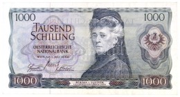 Ausztria 1966 (1970). 1000Sch 'Bertha Von Suttner' T:III Szép Papír
/ Austria 1966 (1970). 1000... - Unclassified