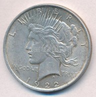 Amerikai Egyesült Államok 1922. 1$ Ag 'Béke' T:2 
USA 1922. 1 Dollar 'Peace' C:XF
Krause KM#150 - Unclassified