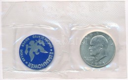 Amerikai Egyesült Államok 1971S 1$ Ag 'Eisenhower' Sérült Karton Borítékban... - Ohne Zuordnung