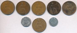Nagy-Britannia 1912-1967. 1p Br (6x) + 1936. 6p Ag + 1982. 20p Cu-Ni T:2-3
Great Britain 1912-1967. 1 Penny Br (6x)... - Ohne Zuordnung