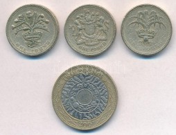 Nagy-Britannia 1983-1985. 1Å (3xklf) + 2001. 2Å T:2,2-
Great Britain 1983-1985. 1 Pound (3xdiff) + 2001. 2 Pounds... - Ohne Zuordnung