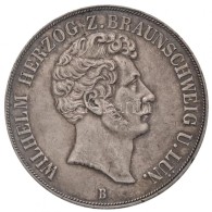 Német Államok / Braunschweig-Lüneburg 1855B 2 Tallér Ag 'Vilmos' (37,20g) T:2 Ph., Patina... - Ohne Zuordnung