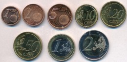 Szlovénia 2007. 1c-2E (8xklf) T:1-
Slovenia 2007. 1 Cent - 2 Euro (8xdiff) C:AU - Non Classificati