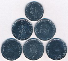 Vatikán ~1966-1971. 6db-os Vegyes érem Tétel T:1-
Vatican City ~1966-1971. 6pcs Of Coins C:AU - Ohne Zuordnung