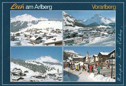 2 AK Österreich Vorarlberg * Ansichten Von Lech Am Arlberg Im Winter - Mehrbildkarten * - Lech
