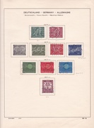 Allemagne - Collection Vendue Page Par Page - Timbres Oblitérés / Neufs *(avec Charnière) -Qualité B/TB - Oblitérés