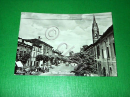 Cartolina Robecco D'Oglio - Via Roma ( Foto Barbadicane ) 1956 - Cremona