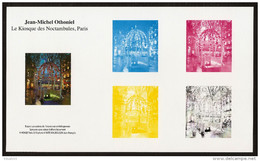 EPREUVE COULEUR - Etapes Successives De L´impression En Héliogravure De Jean-Michel OTHONIEL N° 4533 - Artist Proofs