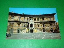 Cartolina Fermo - Piazza Del Popolo - Palazzo Comunale 1965 Ca - Ascoli Piceno