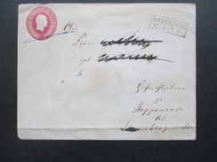 AD Preussen 1855 GA U 11a B Stempel R2 Rathenow Nach Löwenberg. Mit Wappensiegel - Interi Postali