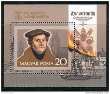 HUNGARY 1983 HISTORY Famous People MARTIN LUTHER - Fine S/S MNH - Ungebraucht