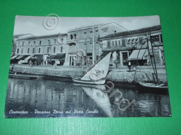 Delcampe - Cartolina Cesenatico - Pensione Doria Sul Porto Canale 1953 - Forlì