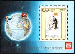 CUBA 1987, WORLD PHILATELIC EXHIBITION "HAFNIL'87", MNH BLOCK Wth GOOD QUALITY, *** - Neufs