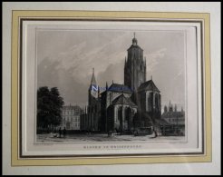 WEISSENBURG: Die Kirche, Stahlstich Von Rohbock/Richter Um 1880 - Litografía