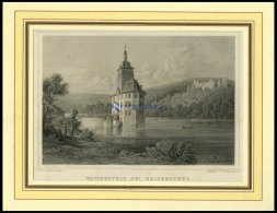 KAISERSTUHL: Wasserstelz, Stahlstich Von Lange/Hablitschek Um 1840 - Litografía