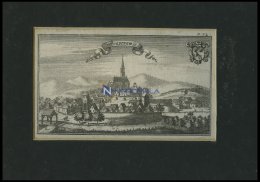 GRAFENAU/NDB., Gesamtansicht, Kupferstich Von Ertl, 1687 - Lithographies