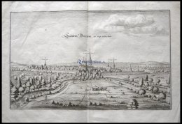 BORELEM, Gesamtansicht, Kupferstich Von Merian Um 1645 - Lithographien