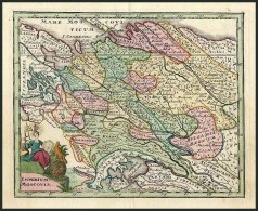 Generalkarte, Imperium Moscoviae, Rußland (oder Mocau) Mit Der Russischen Tartarey Und Dem Russischen Lappland, Al - Other & Unclassified