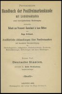 PHIL. LITERATUR Krötzsch-Handbuch Der Postfreimarkenkunde - Abschnitte X, Beide Mecklenburg, Mit Lichttafeln Schwer - Philately And Postal History