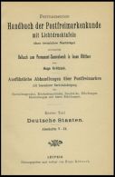 PHIL. LITERATUR Krötzsch-Handbuch Der Postfreimarkenkunde - Abschnitte V-IX, Braunschweig - Lübeck, Mit Lichtt - Filatelia E Historia De Correos