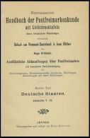 PHIL. LITERATUR Krötzsch-Handbuch Der Postfreimarkenkunde - Abschnitte V-IX, Braunschweig - Lübeck, Mit Lichtt - Philatélie Et Histoire Postale