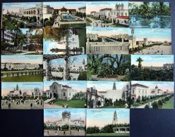 ALTE POSTKARTEN - USA San Diego, 1915, Panama California Exposition, 18 Verschiedene Offizielle Ansichtskarten - Sonstige & Ohne Zuordnung