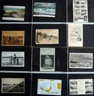 DEUTSCHLAND ETC. SYLT, Sammlung Von 67 Verschiedenen Ansichtskarten Im Briefalbum, Dabei Farbige Und Gruß Aus-Kart - Cartas & Documentos