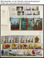 SONSTIGE MOTIVE **,o,* , Umfangreiche Sammlung Schiffe Von Ca. 1889-1983 In 6 Alben Mit Zahlreichen Mittleren Ausgaben A - Non Classés