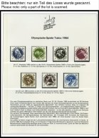 SPORT **,Brief,o , Offizielle ARD-Olympia-Sammlung 1948-88, Pracht - Otros & Sin Clasificación