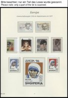 EUROPA UNION **, 1996, Berühmte Franzosen, Kompletter Jahrgang, Pracht, Mi. 271.10 - Collections