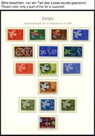 EUROPA UNION **, 1961-64, Taube, Stilisierter Baum, Ornament Und Stilisierte Blume, 4 Komplette Jahrgänge, Pracht, - Colecciones