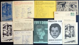 SLG. ALLE WELT 1951-69, 11 Verschiedene UN-Peditionskarten Aus 9 Ländern, U.a. Freiheit Für Lumumba, Inhaftier - Other & Unclassified