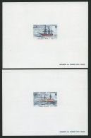 NEUKALEDONIEN 693/4EP (*), 1982, Schiffe, Je Auf Epreuves De Luxe, Pracht - Otros & Sin Clasificación
