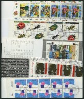 ISRAEL - SAMMLUNGEN, LOTS MH O, 1989-94, 5 Verschiedene Markenheftchen, Pracht, Mi. 134.- - Collections, Lots & Séries