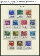 ISRAEL - SAMMLUNGEN, LOTS O, 1970-79, Komplette Teilsammlung Auf Falzlosseiten, Pracht, Mi. 226.- - Colecciones & Series