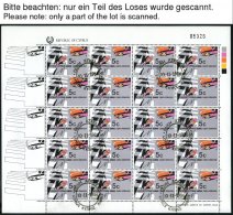 ZYPERN 666-68KB O, 1986, Verkehrssicherheit Im Kleinbogensatz Mit Ersttagsstempeln, Pracht, Mi. 100.- - Sonstige & Ohne Zuordnung