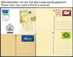 UNO - GENF A. P 2-7 BRIEF, Kleines Dublettenlot Von 20 Ganzsachen, 5 Maximumkarten Und Einem Aerogramm, Ungebraucht Bzw. - Sonstige & Ohne Zuordnung