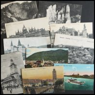 SAMMLUNGEN, LOTS 10 Verschiedene ältere Frankierte Ansichtskarten, Pracht - Collections