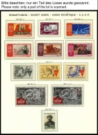 SAMMLUNGEN, LOTS **, Fast Komplette Sammlung Sowjetunion Von 1960-84 Mit Mittleren Ausgaben In 5 Borek Falzlosalben, Dab - Collections