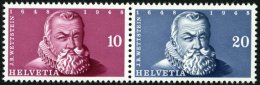 SCHWEIZ BUNDESPOST 512/3 **, 1948, Einzelmarken IMABA, Prachtpaar, Mi. 70.- - Usados